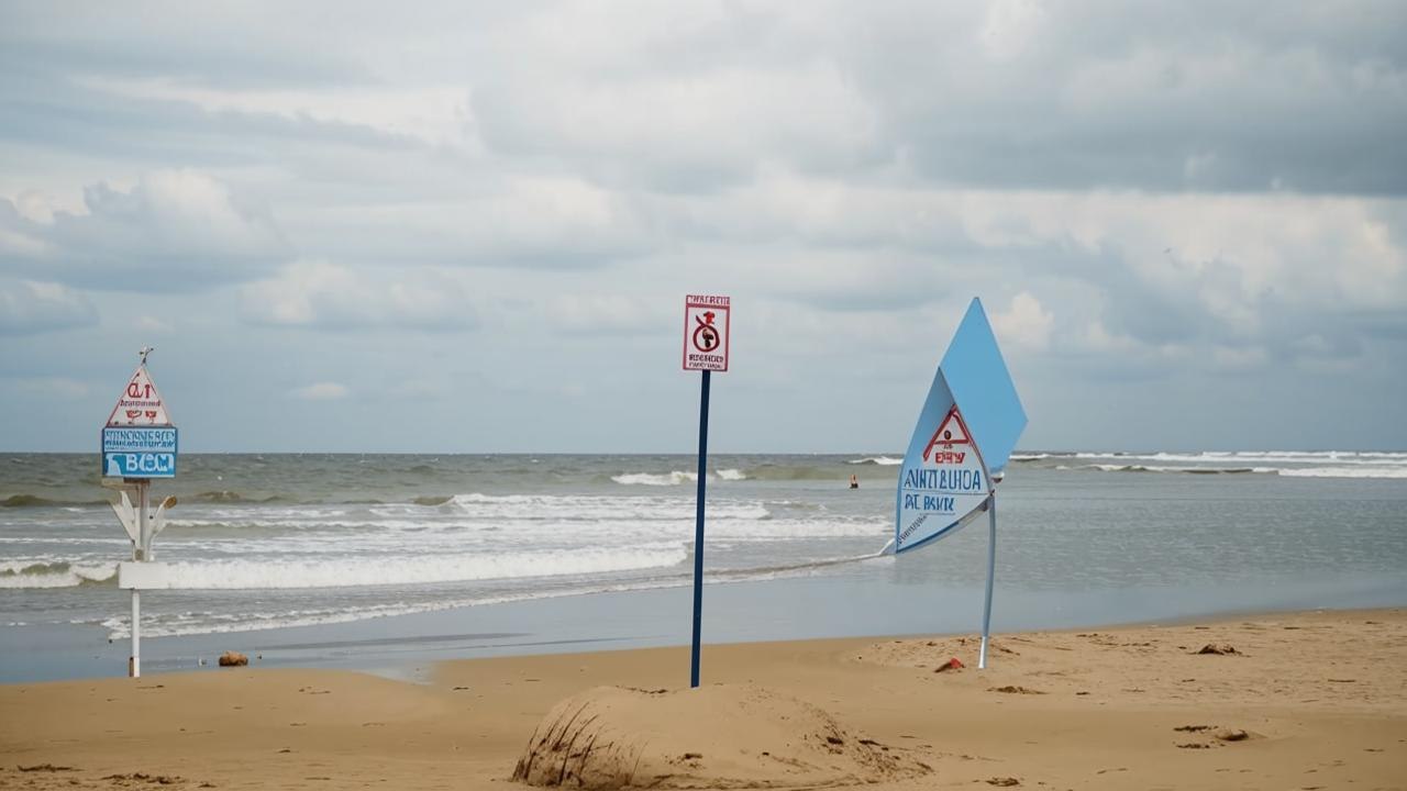В Анапе туристов заставили подписать запрет на купание в море! В Анапе туристов заставили подписать запрет на купание в море!